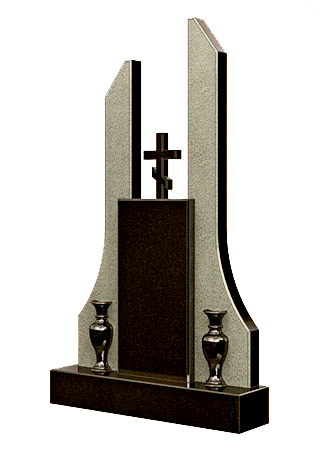 Памятник с крестом 018
